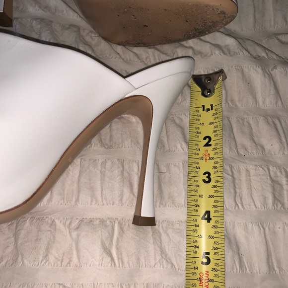 Michael Michael Kors made in Italy white high heels slides size 39 - Picture 5 of 13